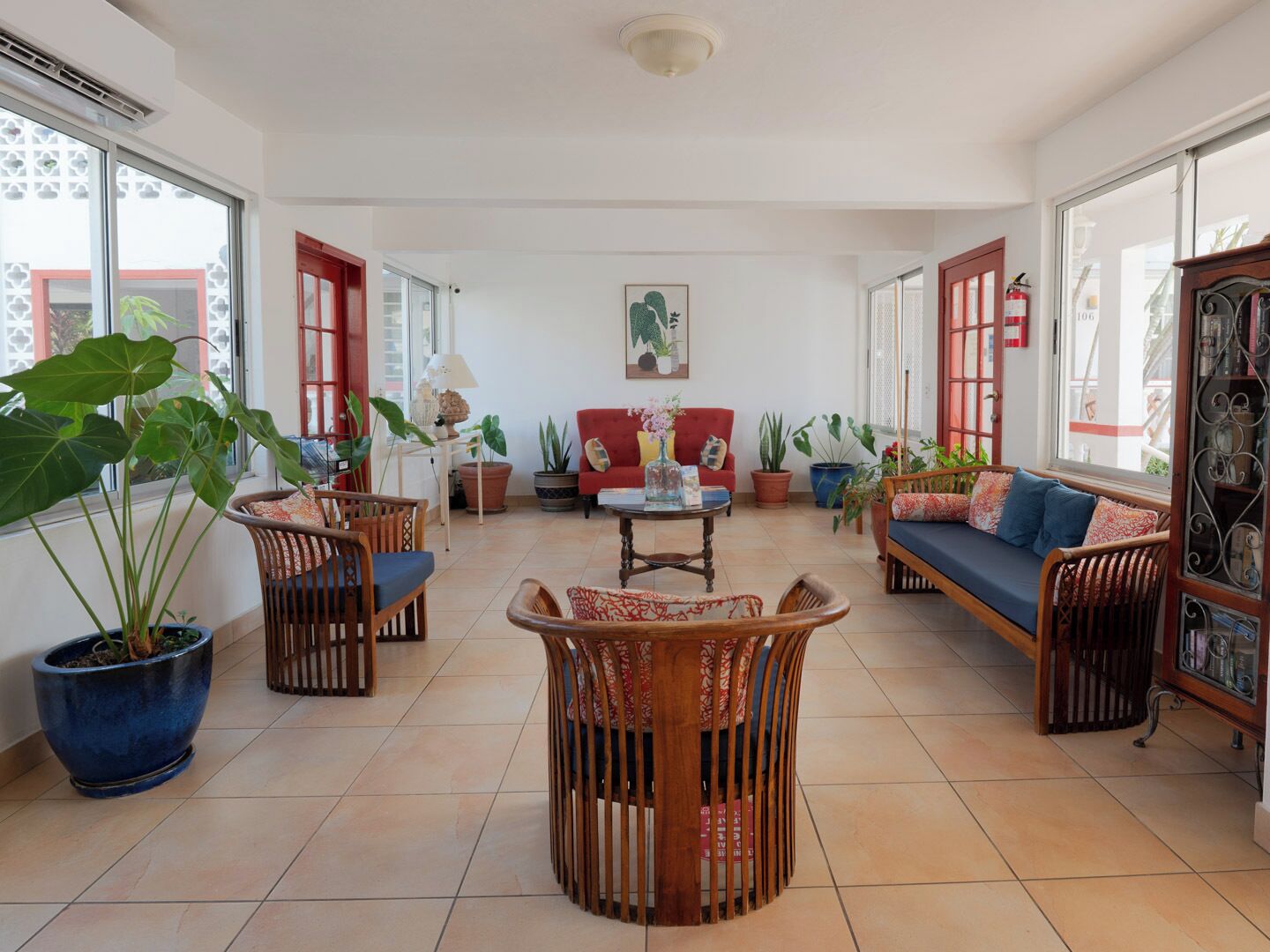 Sala de estar en el lobby