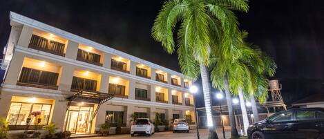 Front of property - evening/night