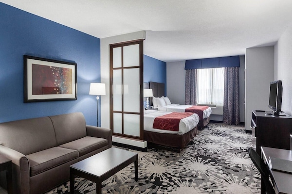 Suite, Multiple Beds, Accessible, Non Smoking | Desk, blackout drapes, iron/ironing board, free WiFi