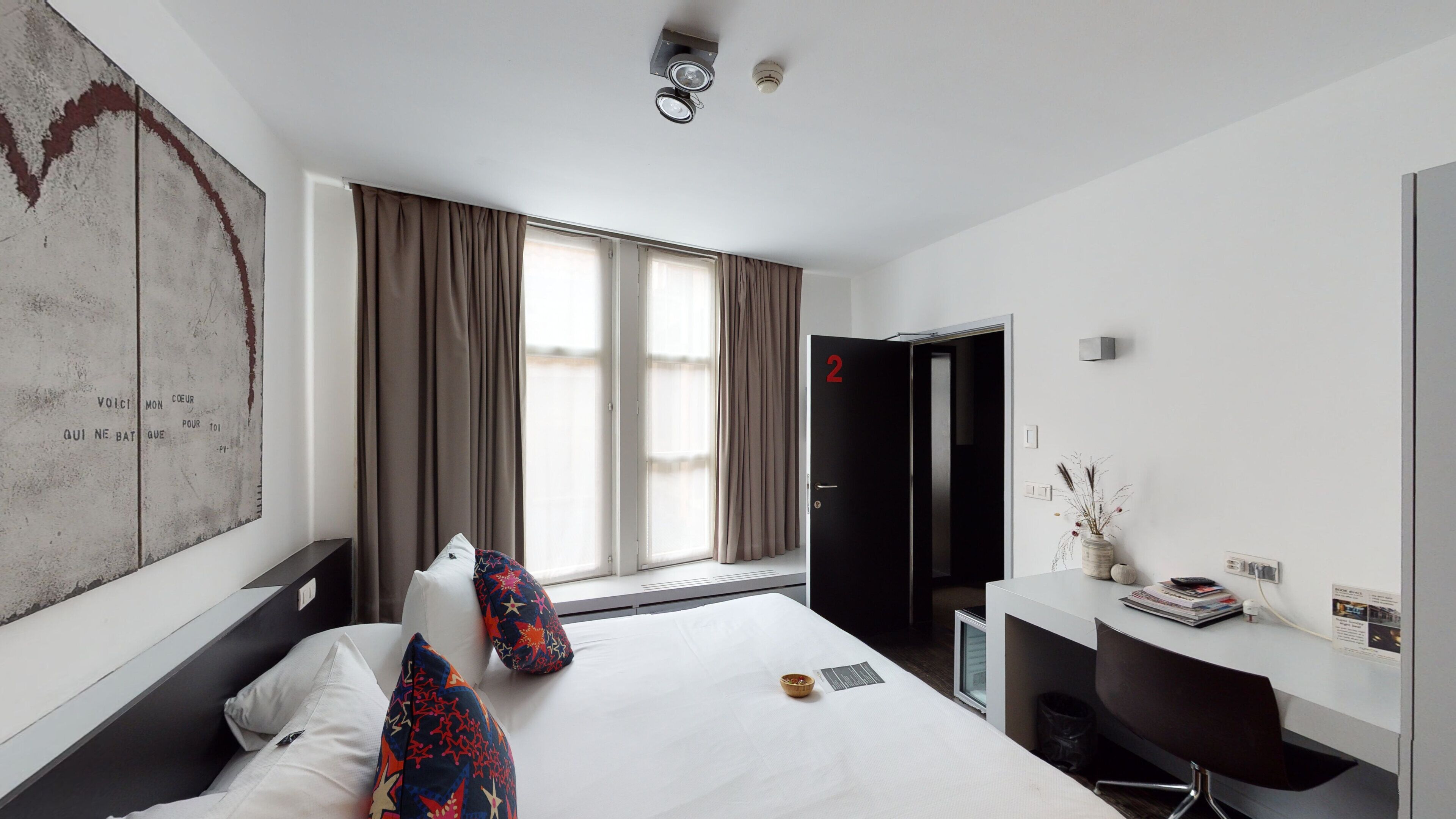 standard double room | in-room safe, desk, blackout curtains, free cots/infant beds