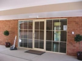 Entrada de la propiedad