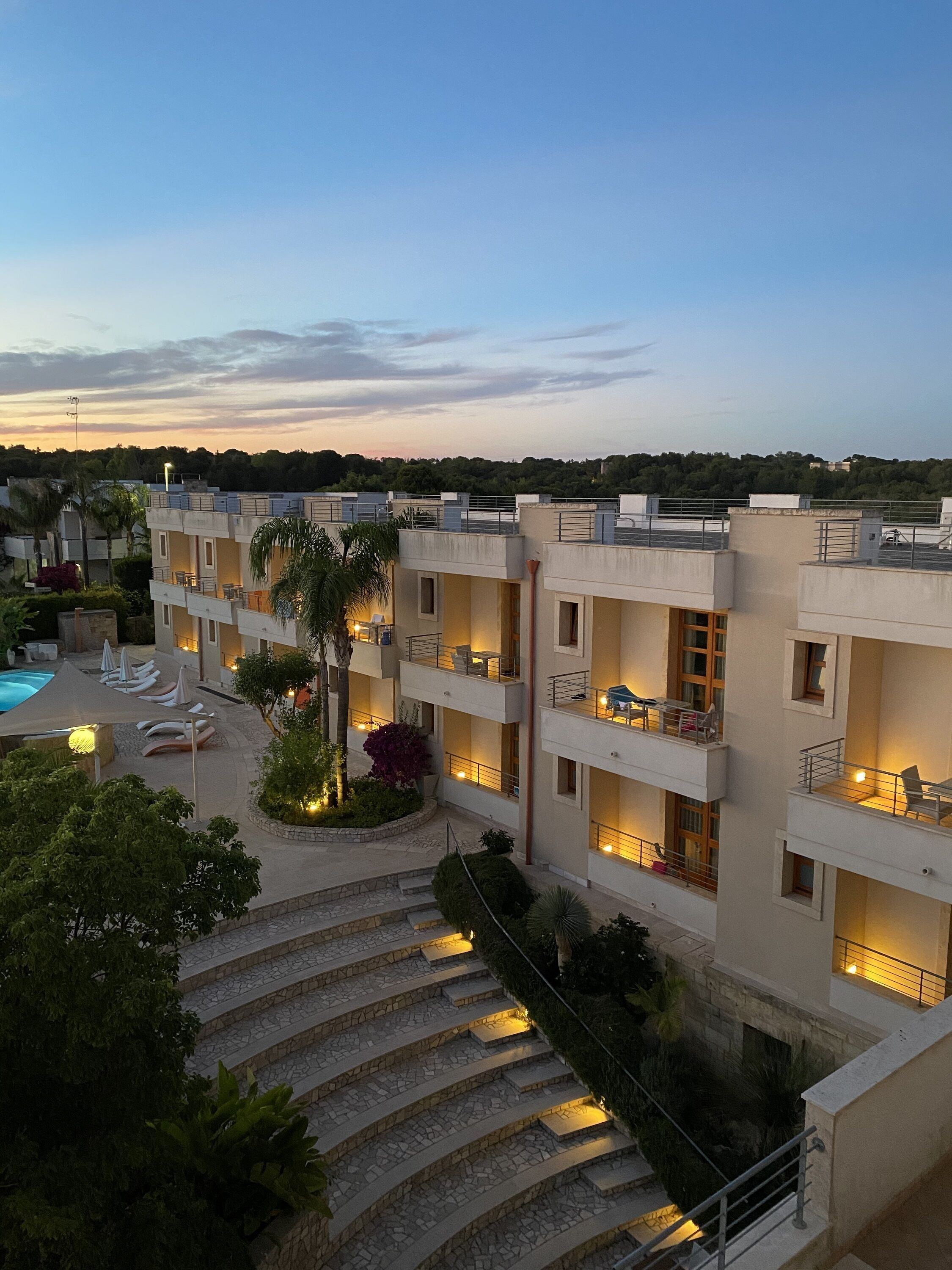 Facciata della struttura