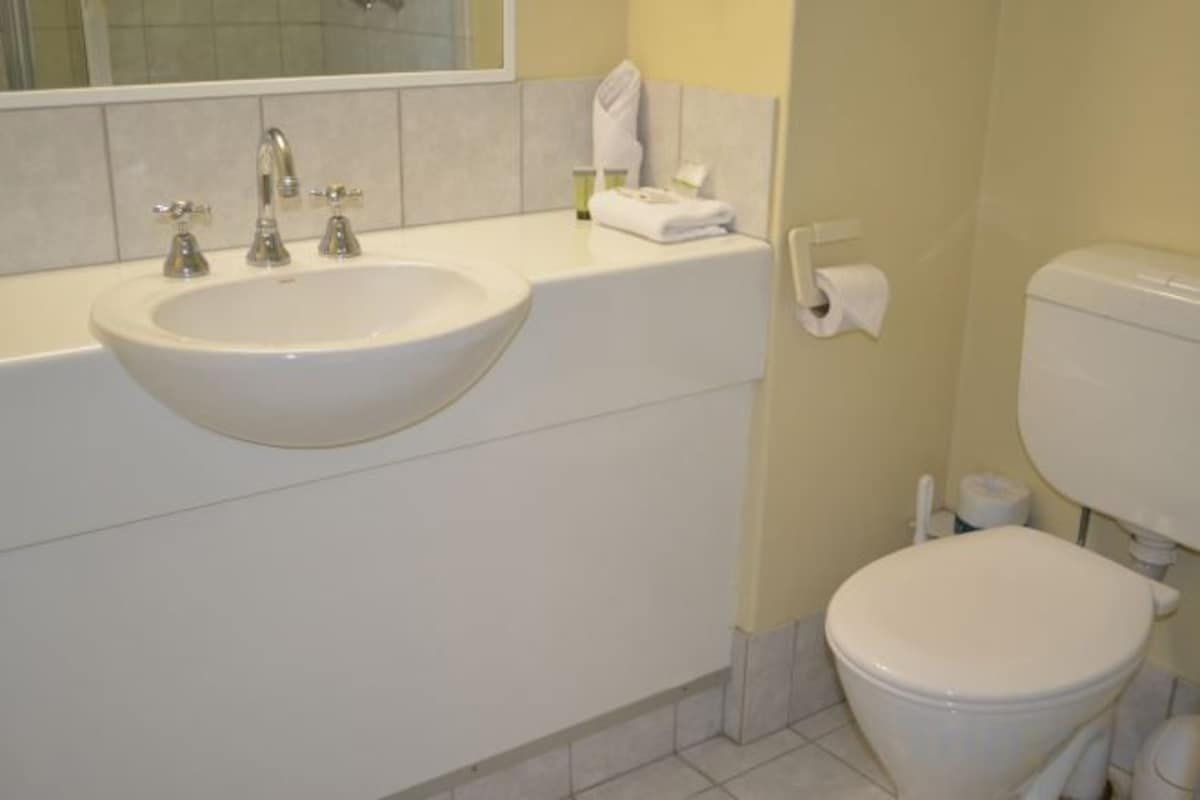 Bathroom | Shower, free toiletries, hair dryer, towels
