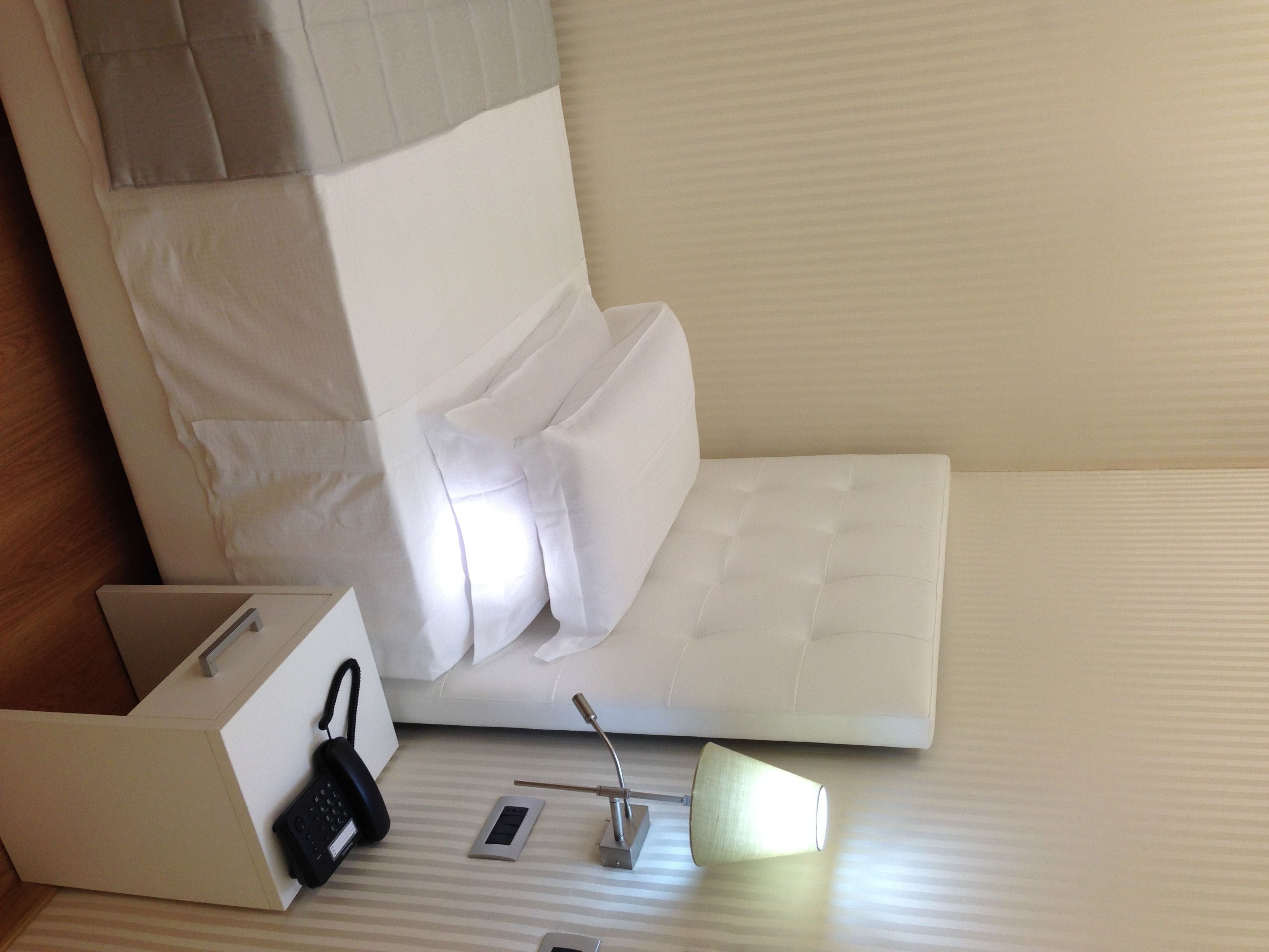 single room | frette italian sheets, memory-foam beds, minibar, in-room safe