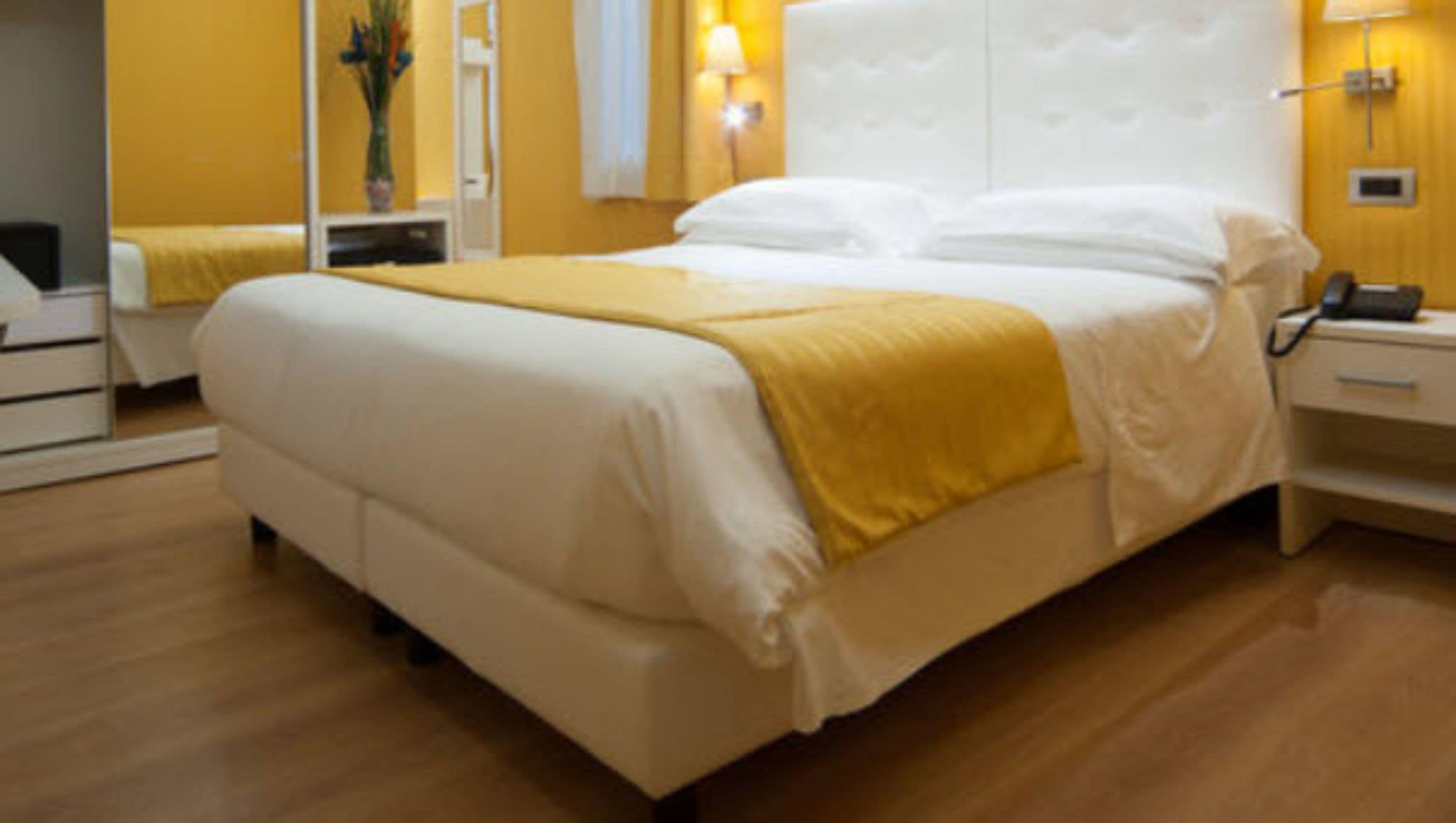superior double room | frette italian sheets, memory-foam beds, minibar, in-room safe