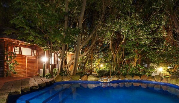 Alberca al aire libre 