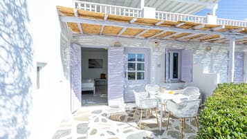 Standard Quadruple Room, Sea View | Terrace/patio