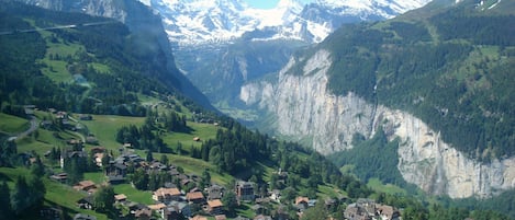 Blick auf die Berge