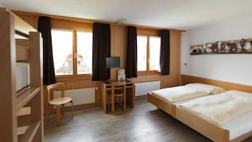 Quadruple Room, Multiple Beds, Non Smoking | In-room safe, desk, soundproofing, free WiFi