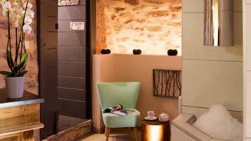 Couples treatment rooms, body treatments, facials, Ayurvedic treatments