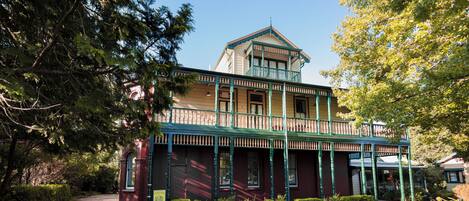 Majoituspaikan julkisivu