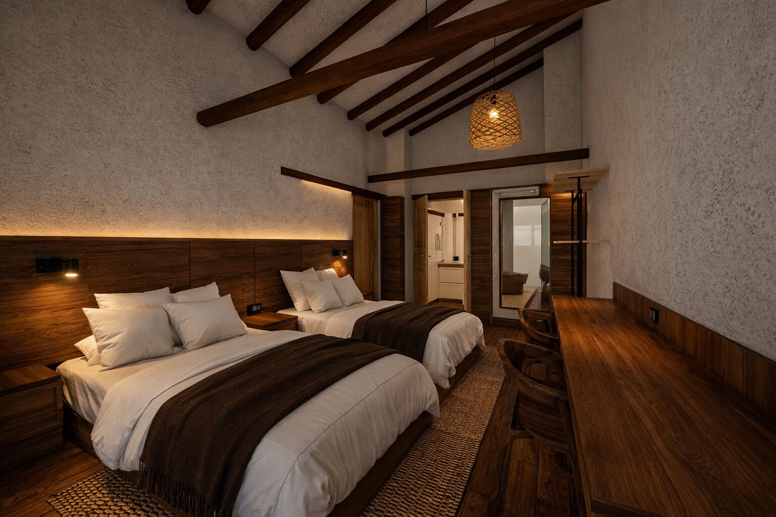 Ducha, artículos de higiene personal gratuitos y secador de pelo