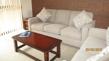 LCD TV, DVD player