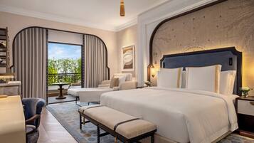 Premium bedding, minibar, in-room safe, desk