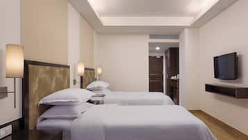 Kamar Tradisional, 2 Tempat Tidur Twin | Seprai premium, brankas, meja kerja, dan kedap suara