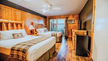 Standard Double Room, 2 Double Beds, Non Smoking, Poolside | Premium bedding, free WiFi, bed sheets