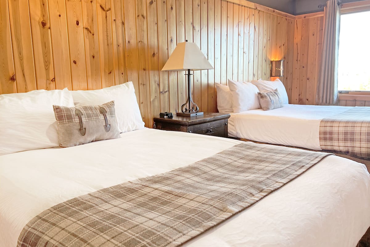 Standard Room, 2 Double Beds, Lake View | 1 bedroom, premium bedding, free WiFi, bed sheets