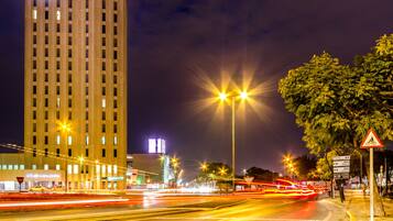 Front of property – evening/night