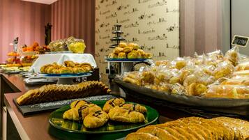 Daily buffet breakfast (EUR 14 per person)