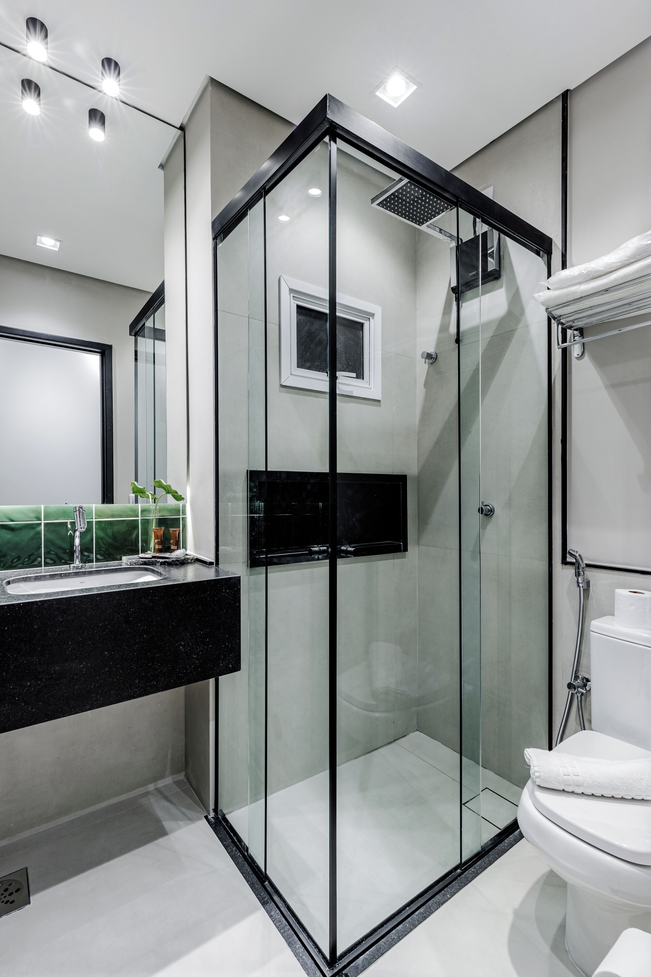 free toiletries, hair dryer, towels