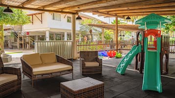 LCD TV, foosball, table tennis