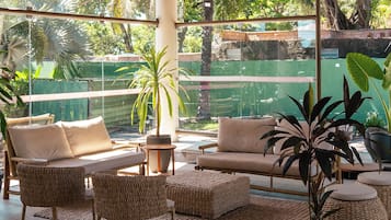 LCD TV, table football, ping pong