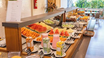 Breakfast, lunch, dinner served; Brazilian cuisine