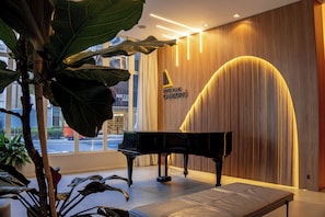 Sala de estar en el lobby