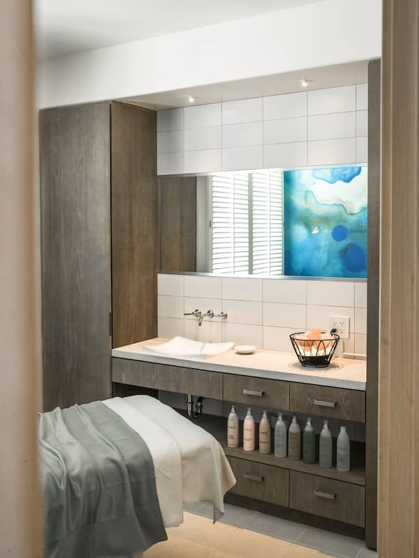 Steam room, body treatments, aromatherapy, hot stone massages