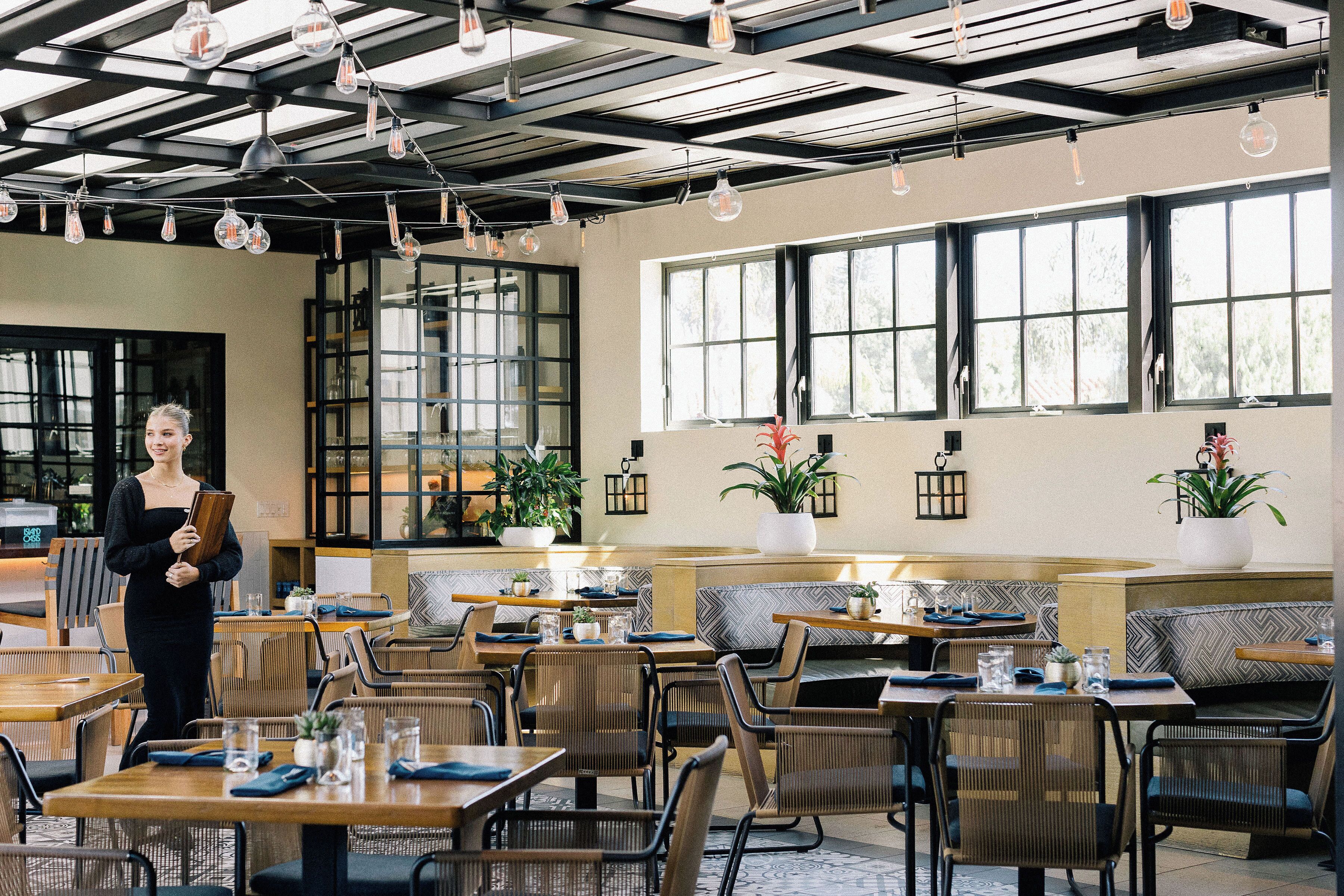 breakfast, lunch, dinner served; californian cuisine