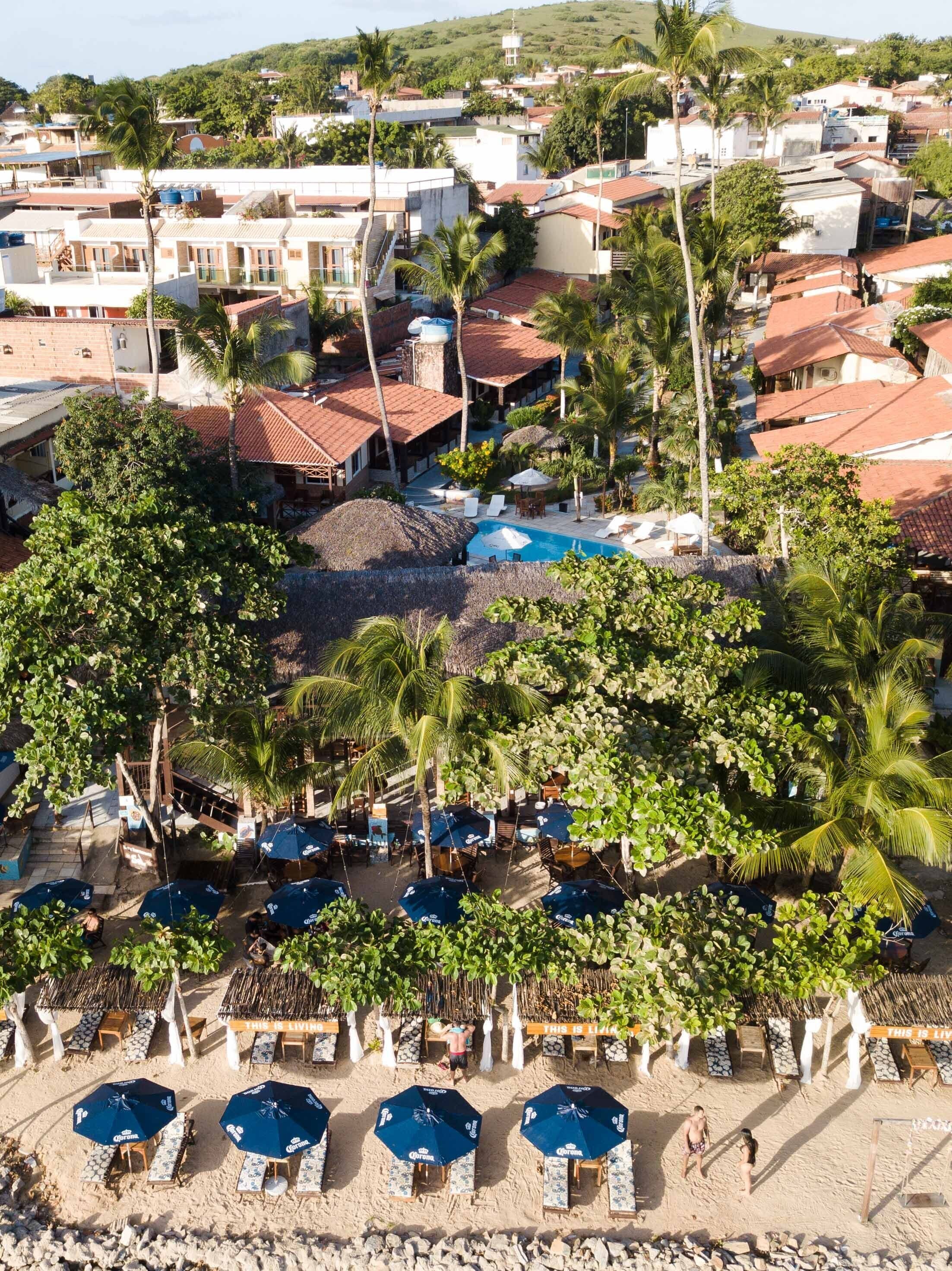 breakfast, lunch, dinner served; beach views