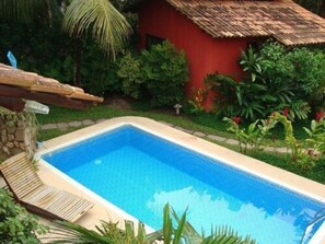 Casa, vista a la alberca | Vista desde la habitación