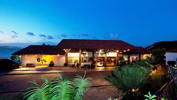 Front of property – evening/night