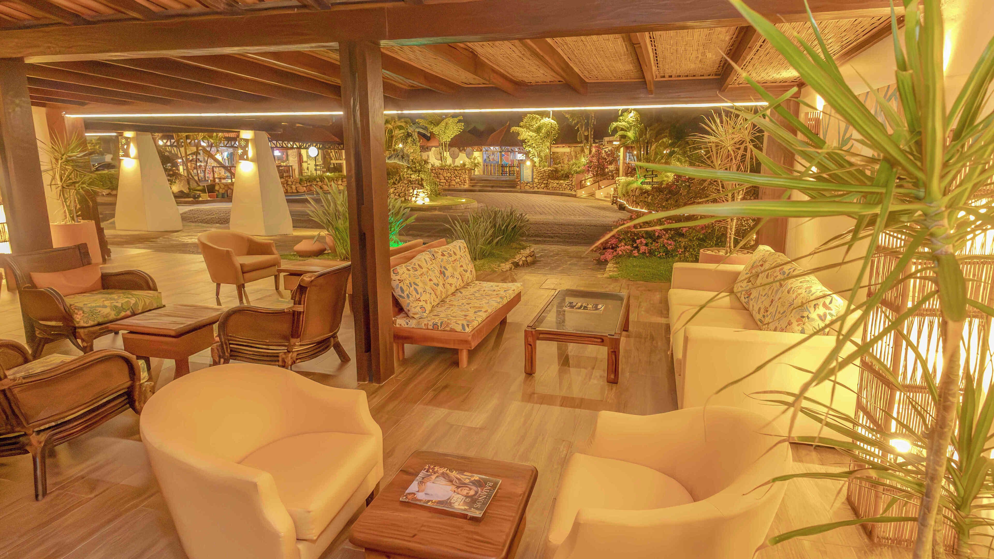 Sala de estar en el lobby
