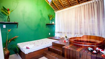 Couples treatment room(s), body treatments, hot stone massages, facials