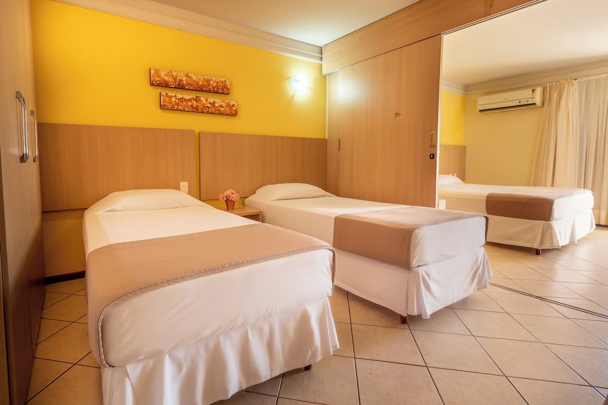 Minibar, desk, WiFi (free), bed sheets