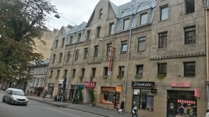 Façana frontal de l'allotjament