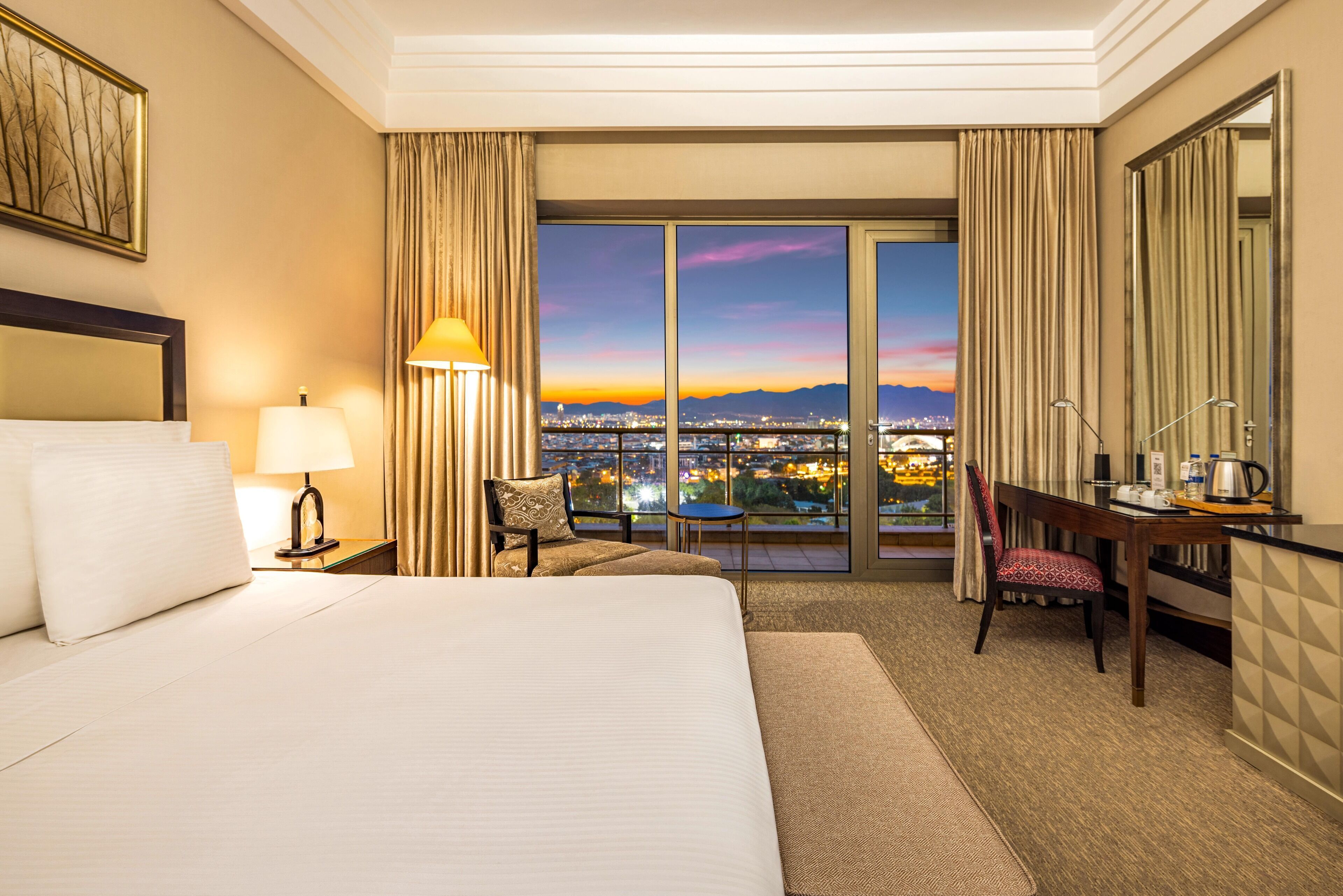 Premium bedding, minibar, in-room safe, soundproofing
