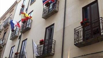 Fassade der Unterkunft