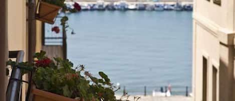 Uitzicht op het water