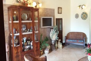 Sala de estar en el lobby