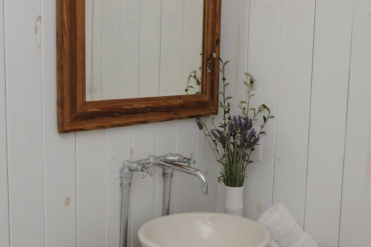 shower, designer toiletries, hair dryer, bathrobes