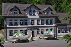 Voorkant van accommodatie