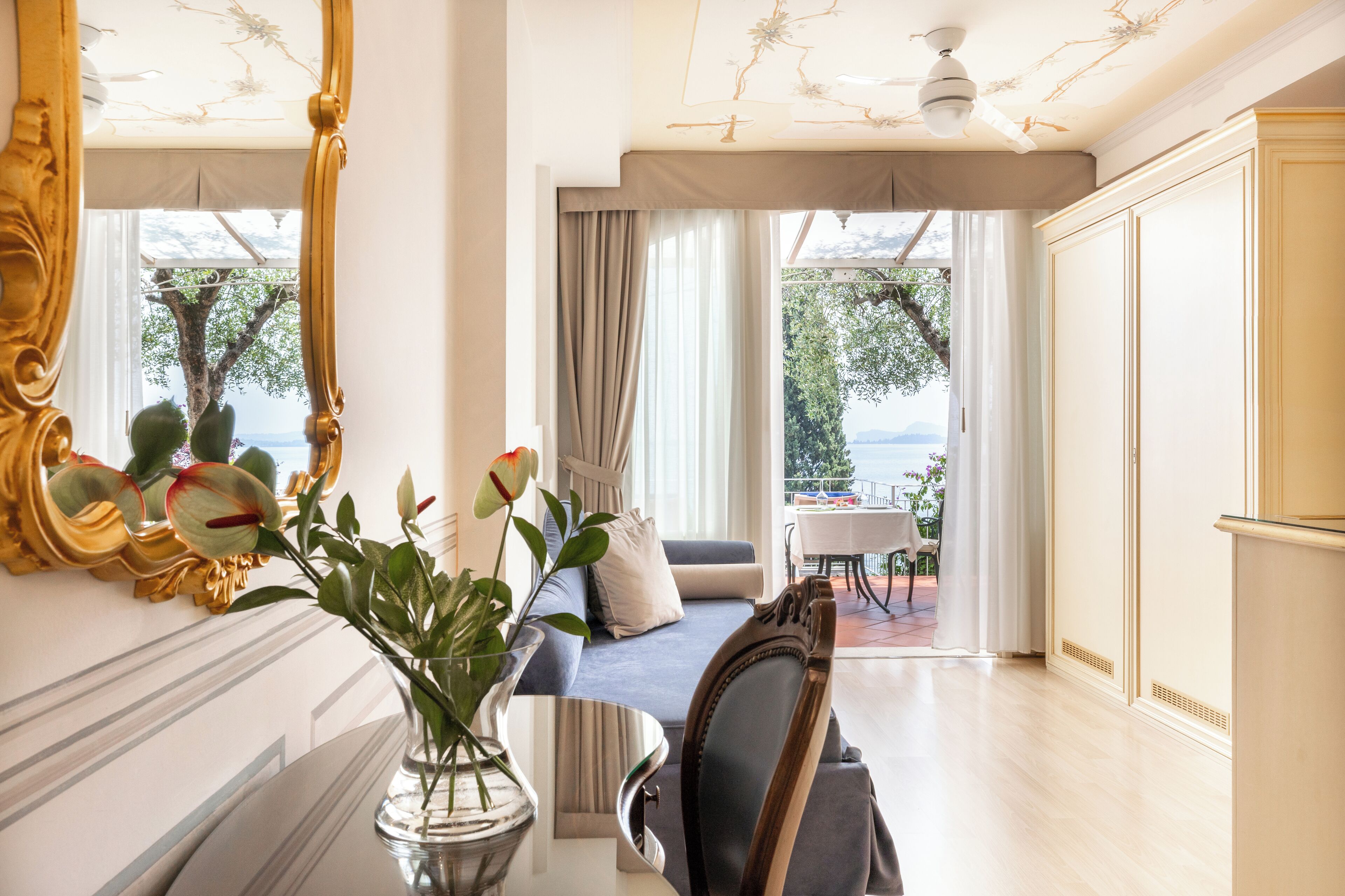 deluxe suite, 2 bedrooms, terrace, lake view | 2 bedrooms, hypo-allergenic bedding, minibar, in-room safe