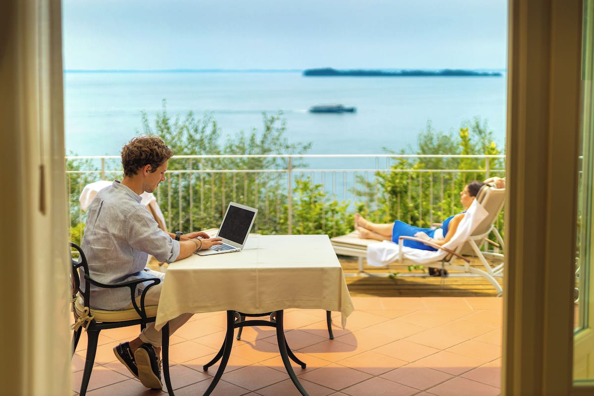 Deluxe Suite, Terrace, Lake View | Terrace/patio