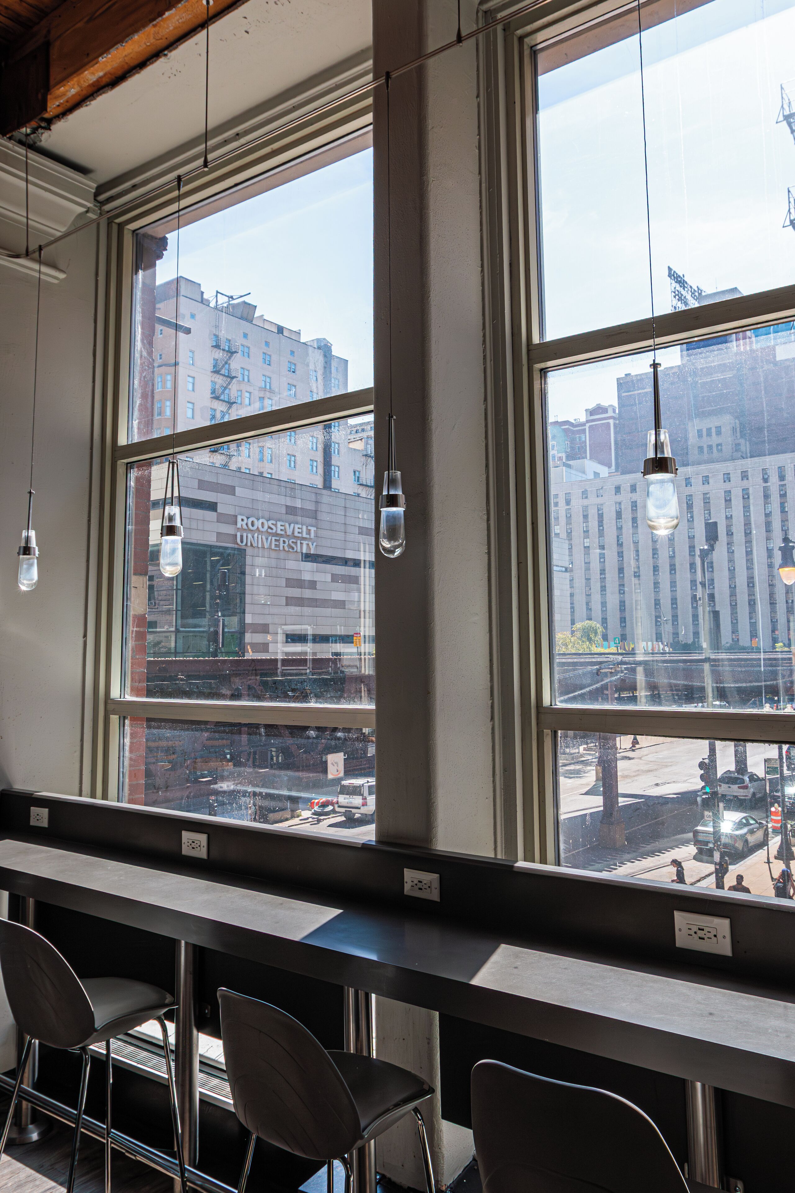 Stadsutsikt från boendet