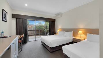 1 habitación, caja de seguridad en la habitación y cortinas blackout