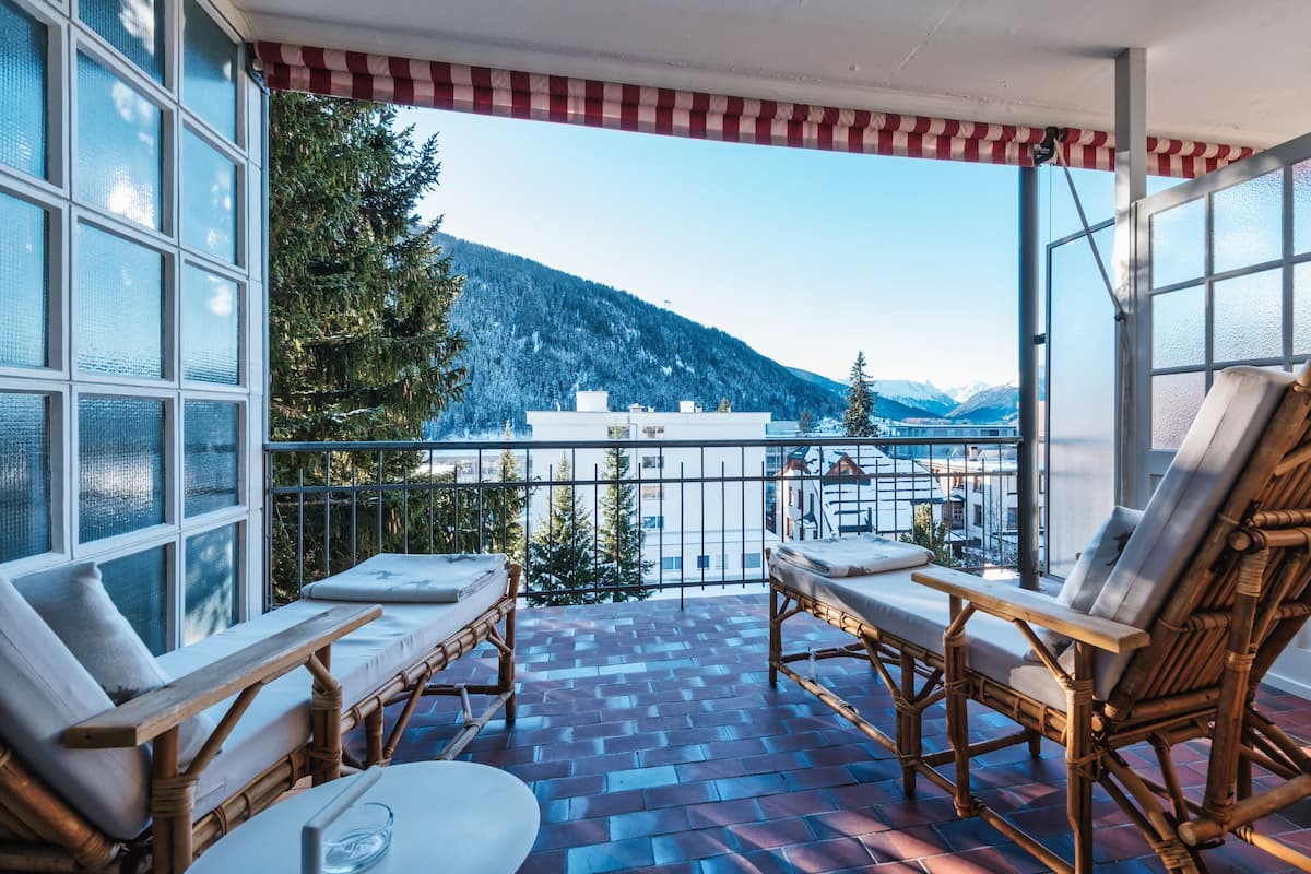 Chambre Double Supérieure, balcon | Literie de qualité supérieure, couette en duvet d'oie, surmatelas