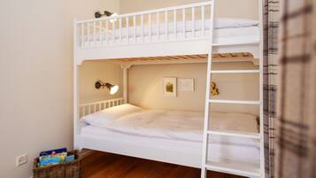 Premium bedding, down comforters, pillowtop beds, individually decorated