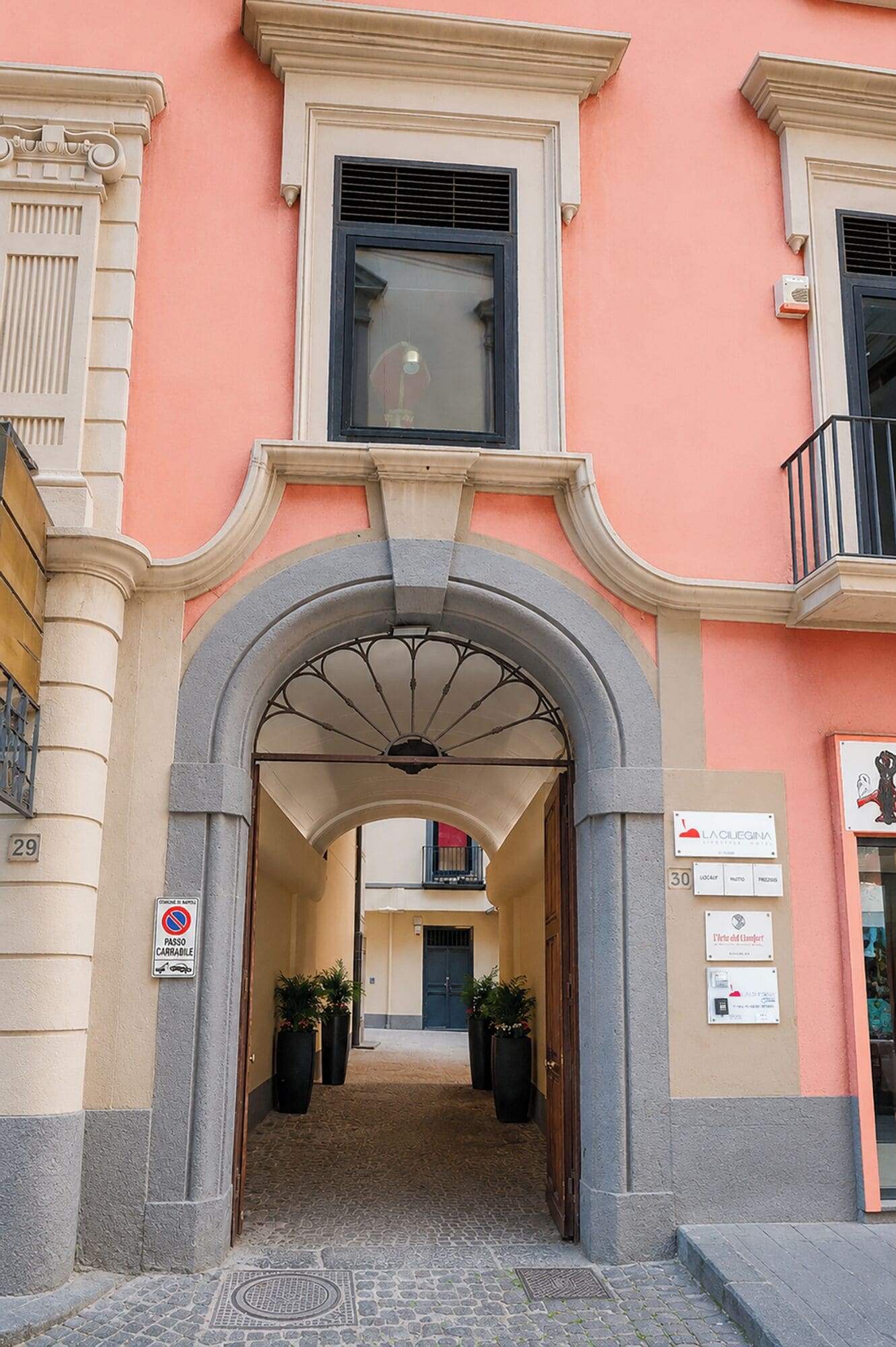 Fassade der Unterkunft